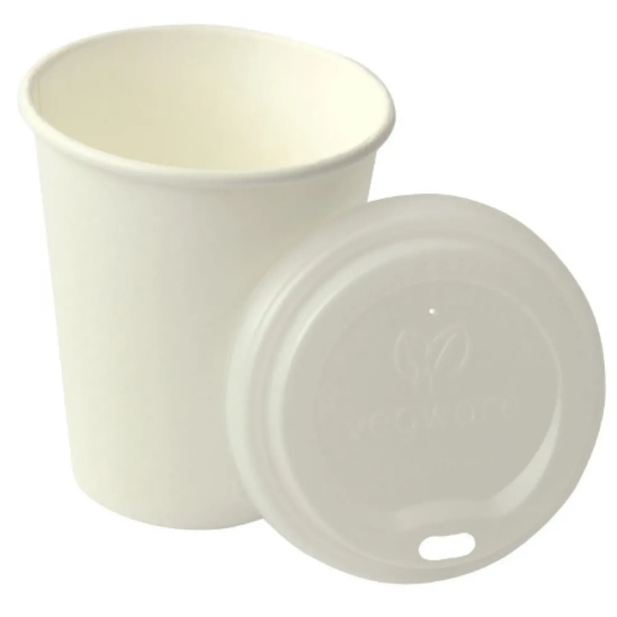 Picture of White Compost Lids For Disp Cup 6oz X 1000 - 38300069