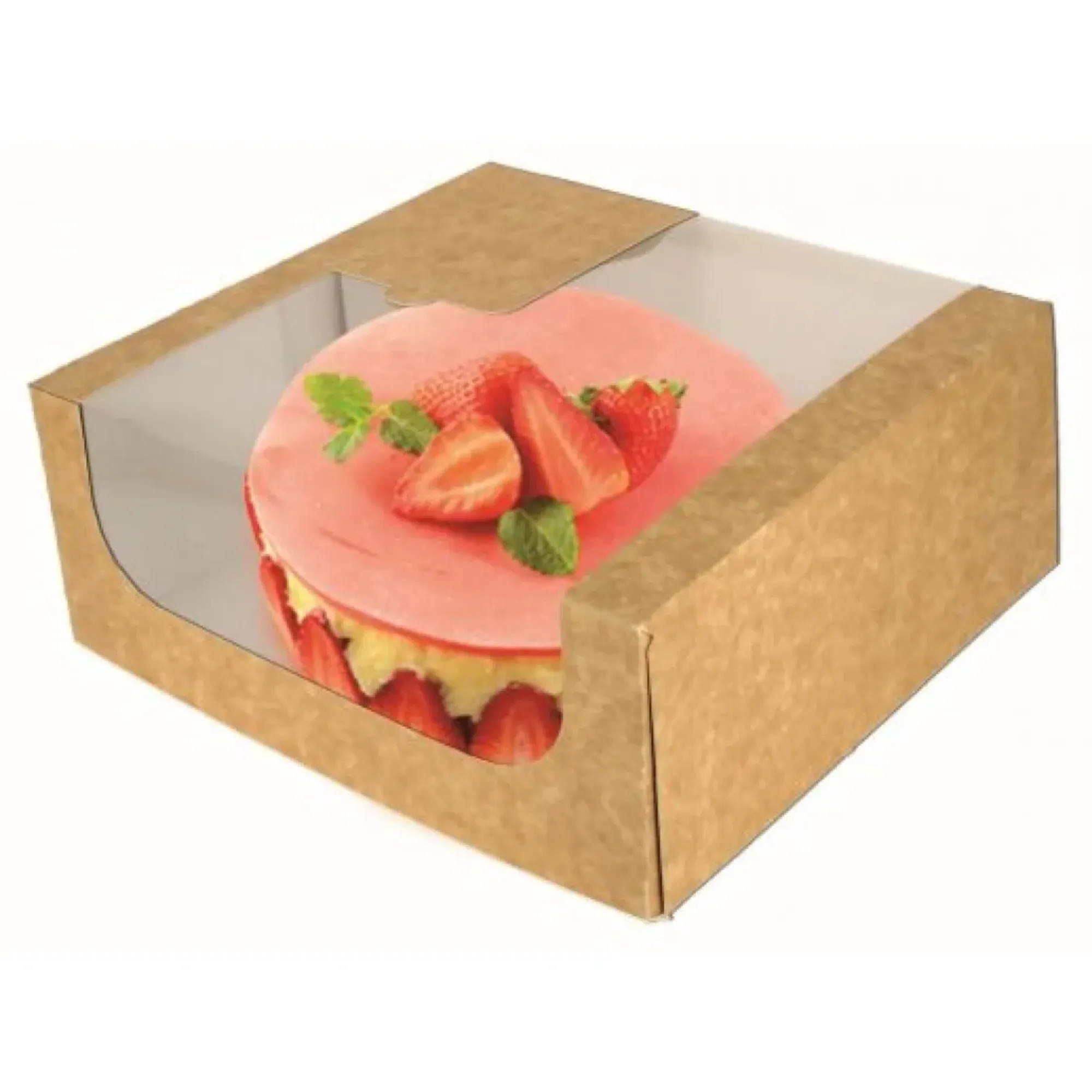 Picture of Kraft Cake Box 20x20x6cm X 50 - 23569079