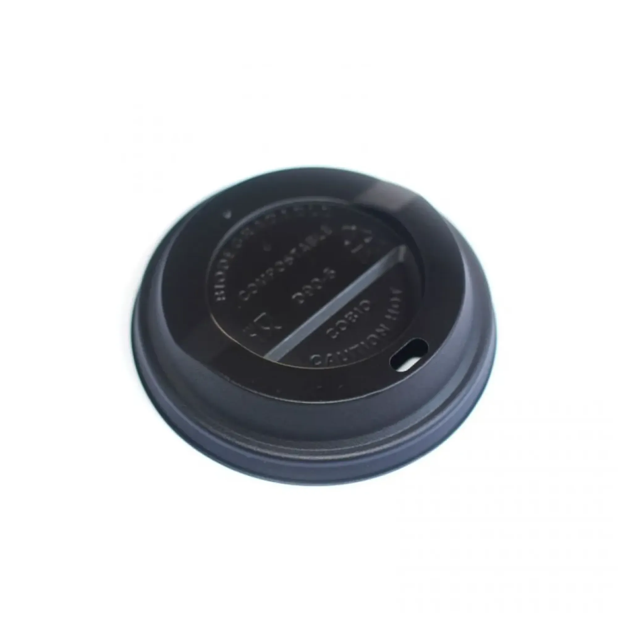 Picture of 12/16oz Black 89mm Compostable Lid X1000 - 38300011