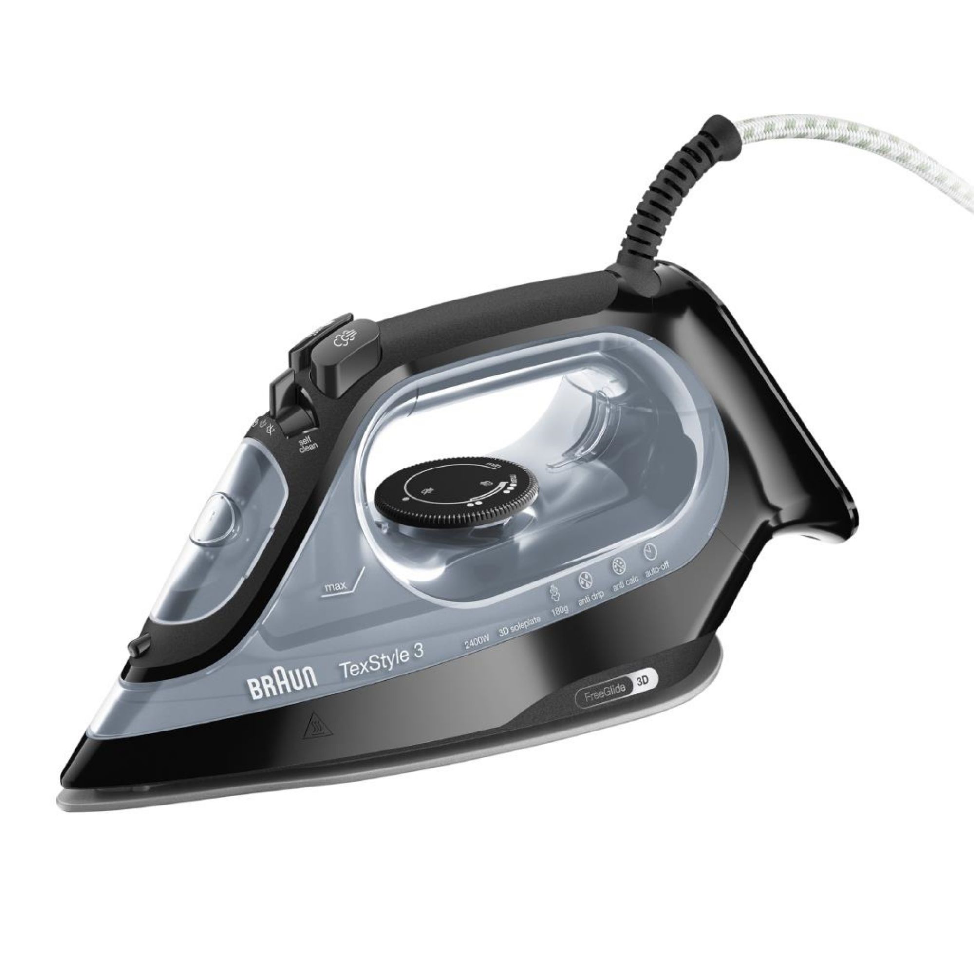 Picture of Braun TexStyle 3 Steam Iron SI3055 Black - HW203