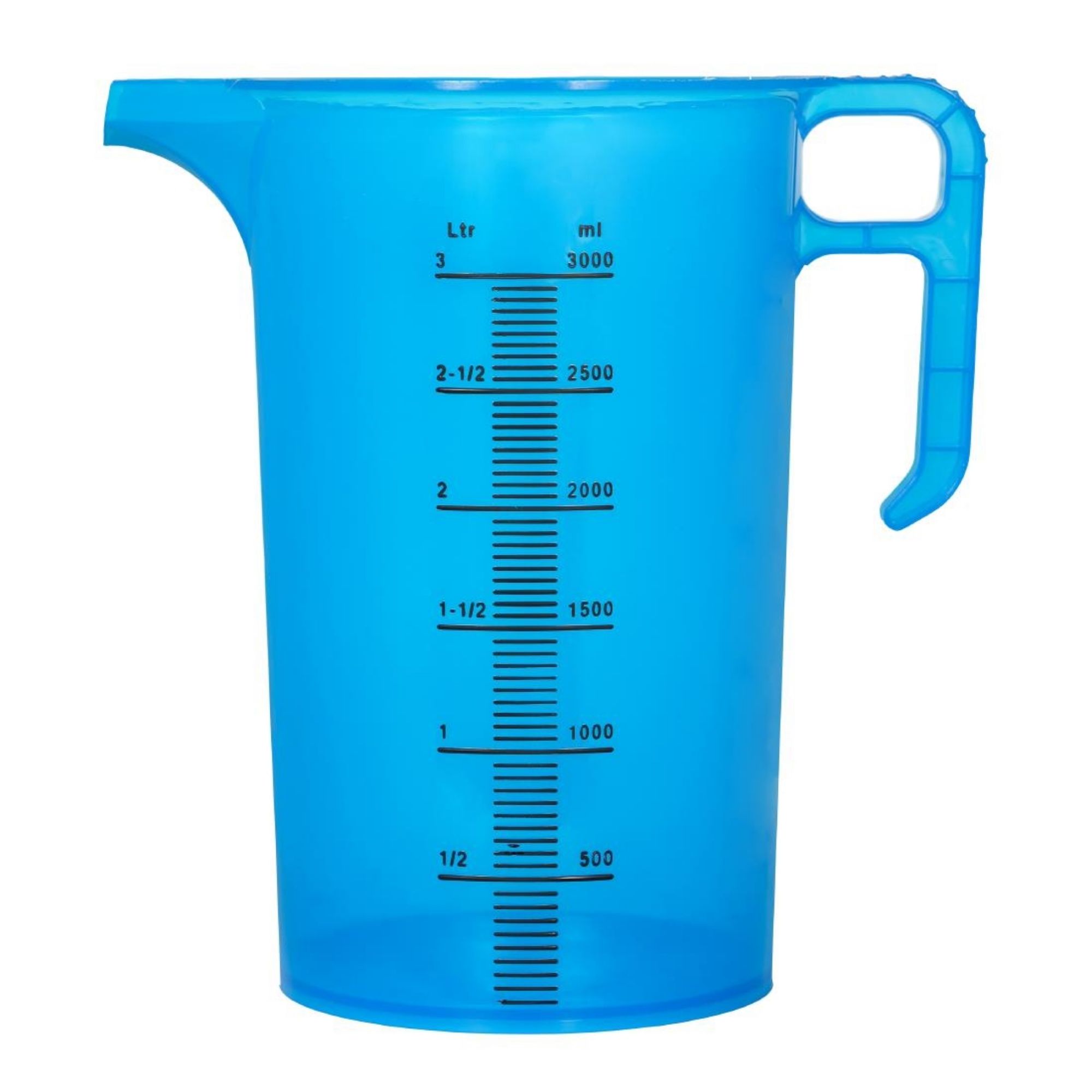 Picture of Pro-Measures Polypropylene Measuring Jug Blue 3Ltr - HP867