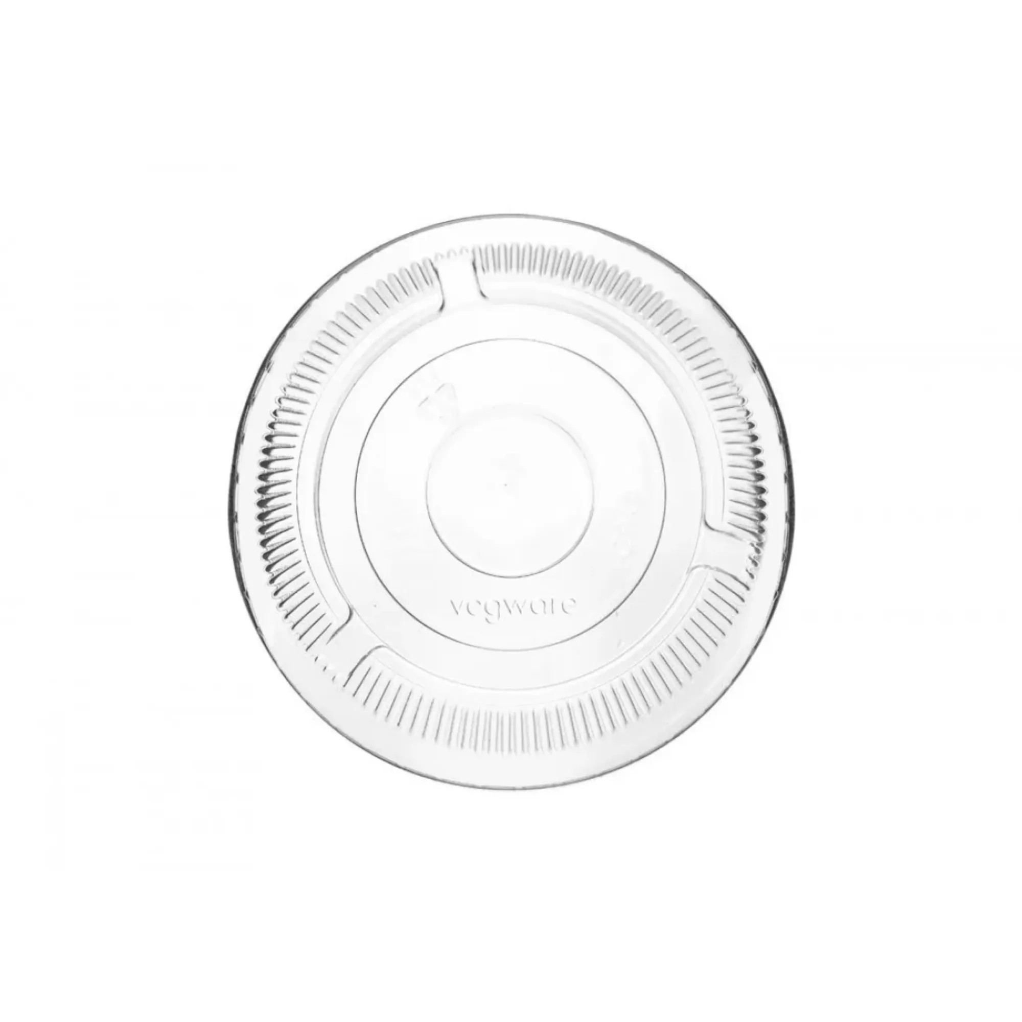 Picture of Vegware 8-20oz Pla Flat Lid No Hole X 100 - 05271284