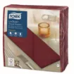 Picture of Tork Linstyle Burgundy 8 Fold Dinner Napkin X 600 - 05967179