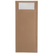 Picture of Kraft Cutlery Bags With Napkin X 500 T23 - 04572109