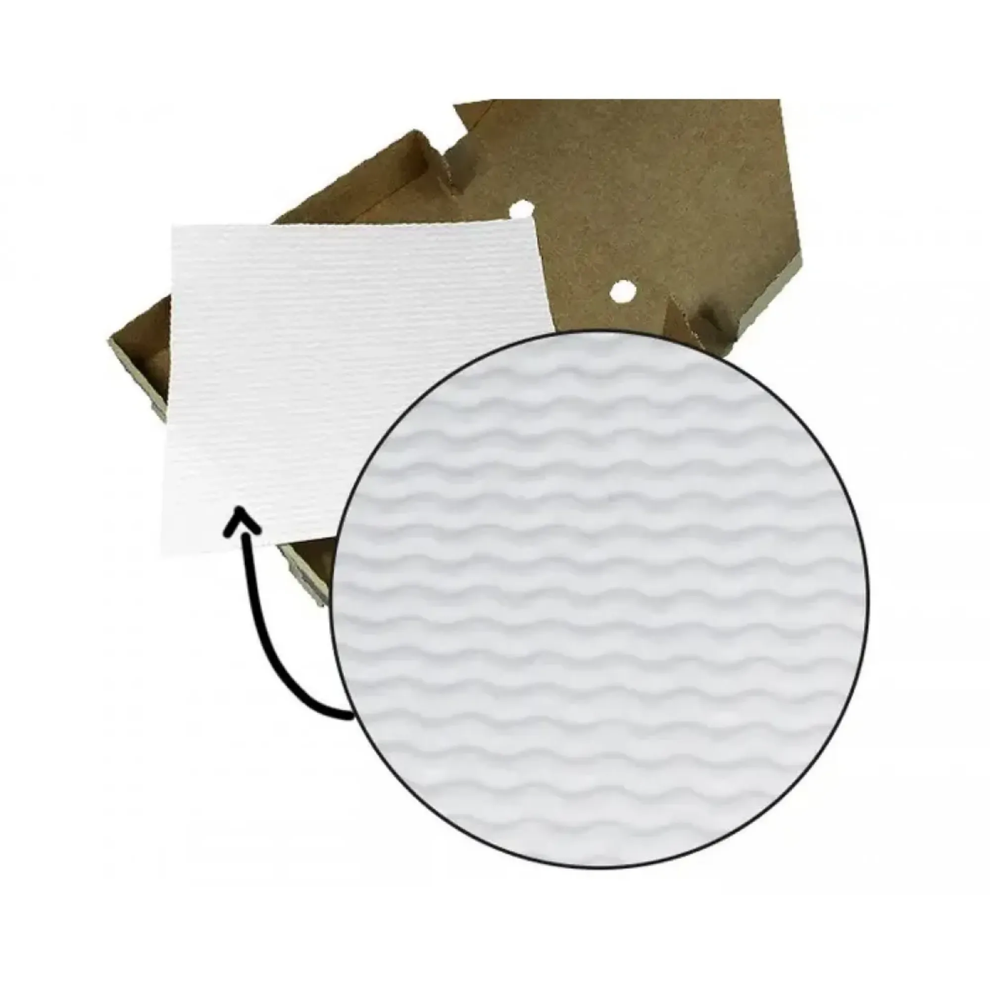 Picture of Waveflute 12'' Pizza Box Liner X 500 - 05277029