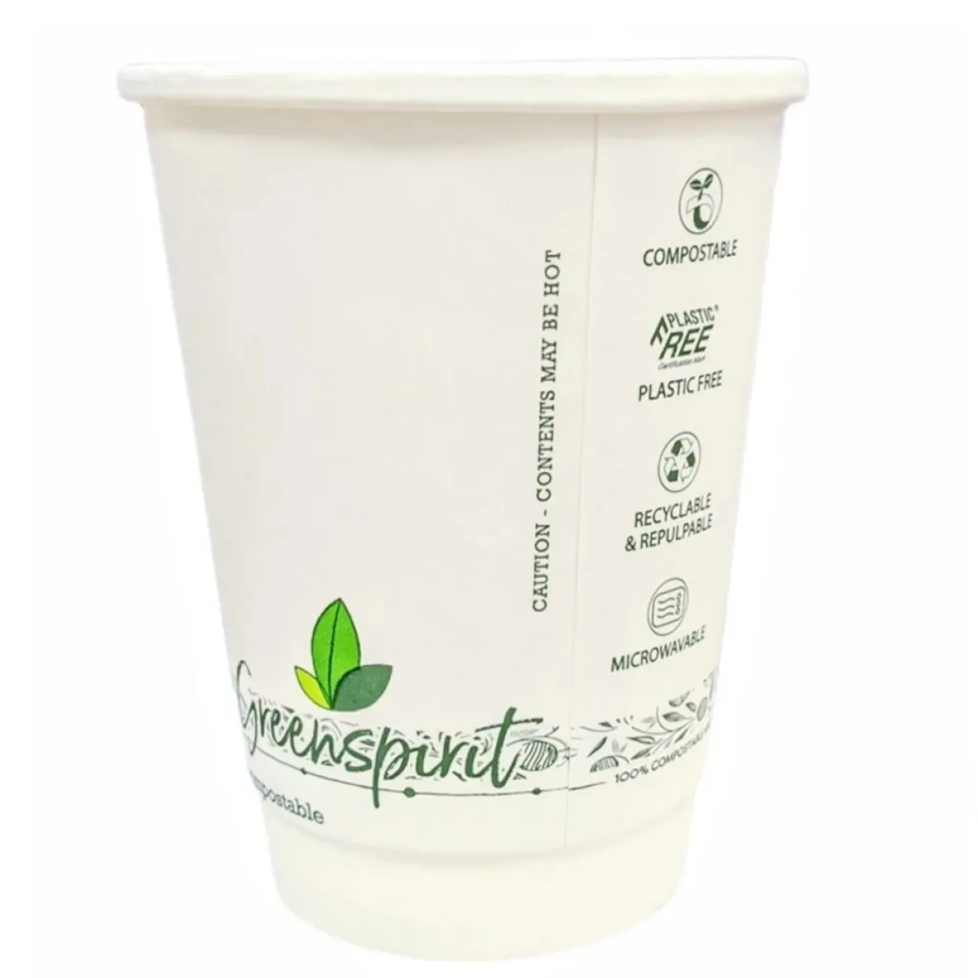 Picture of Plastic Free 16oz White D/w Cups X 500 - 05269006