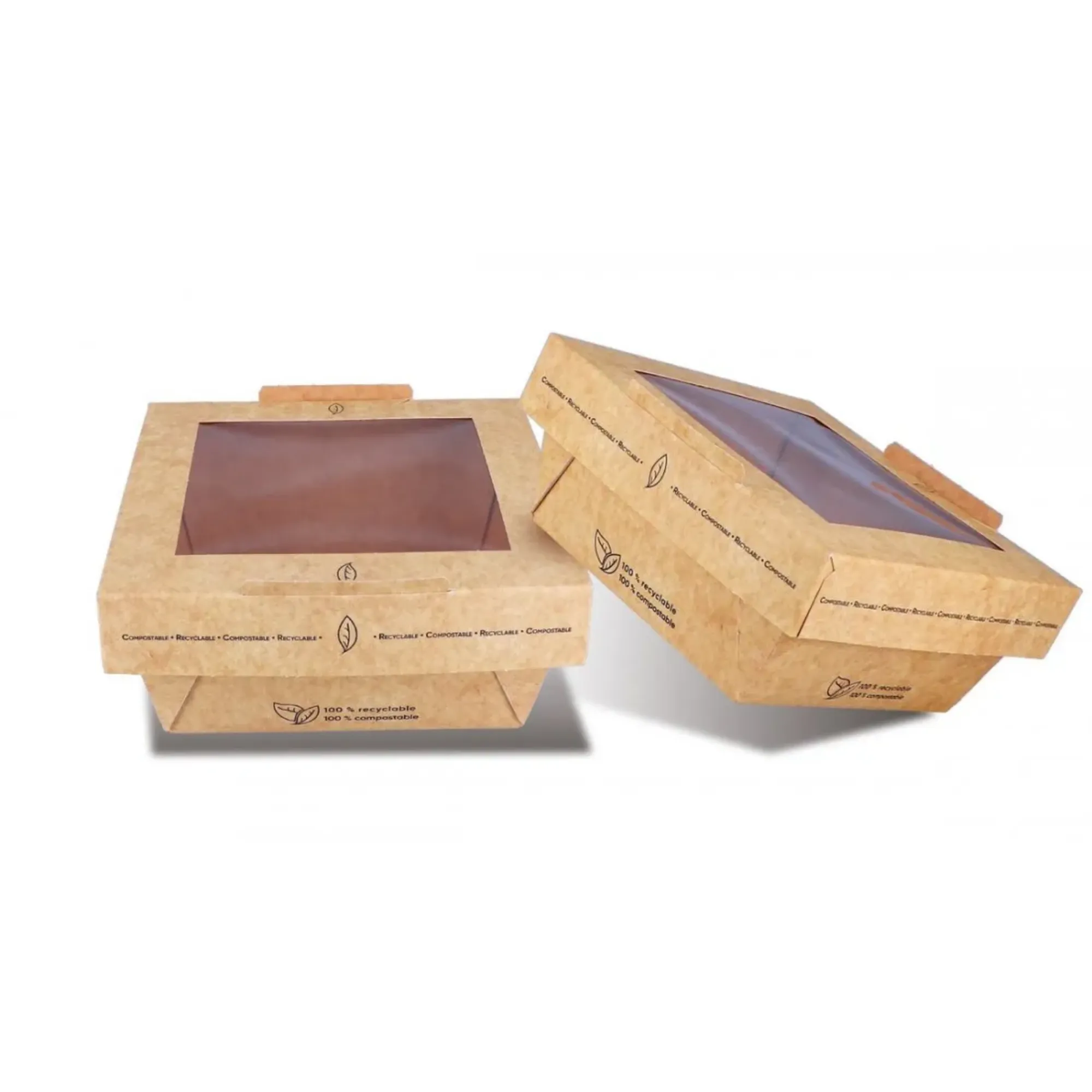 Picture of Compostable 850ml Window Food Box X 160 - 22800021