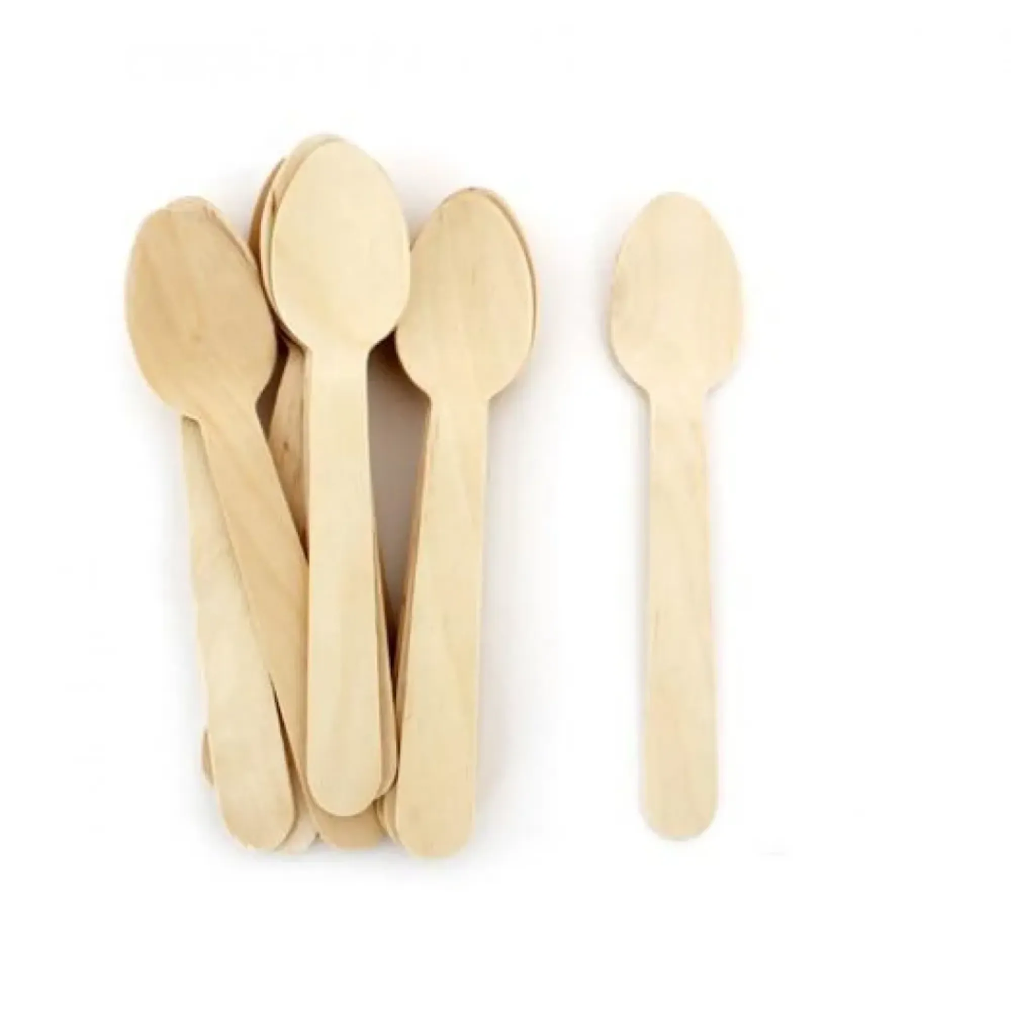Picture of Wooden Dessert Spoons X 100 - 05261687