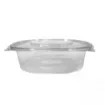 Picture of Oval Hinged Clear Salad Container 375cc X 50 - 22800282