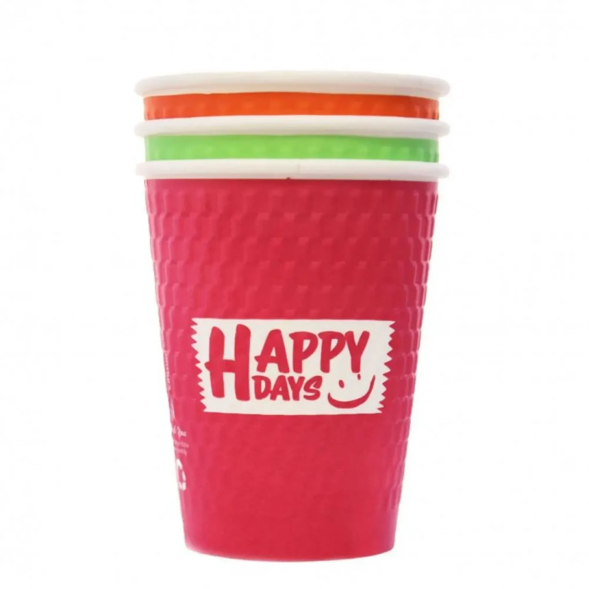 Picture of Happy Days 3 Colours 12oz D/w Pe Cup X 500 - 05276461