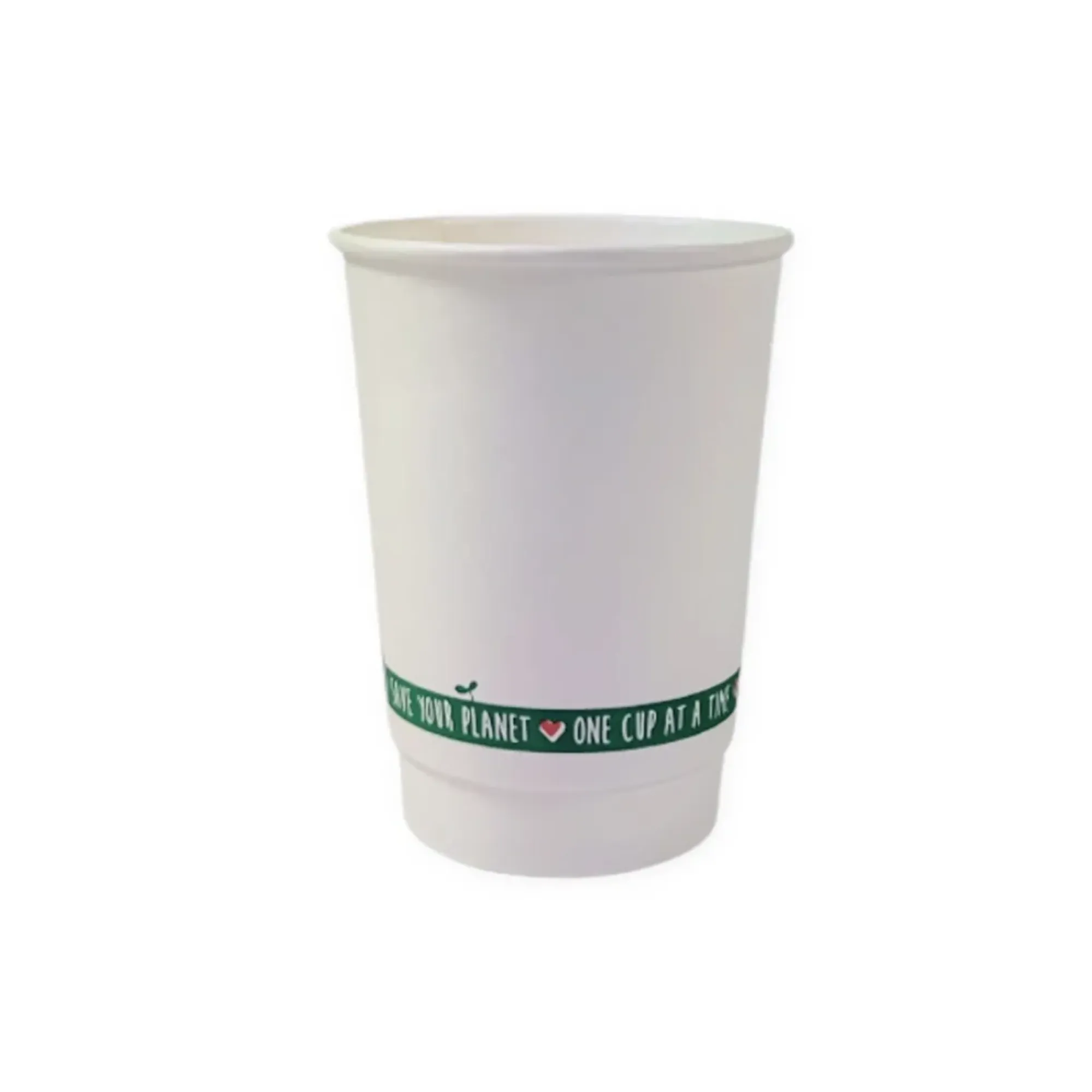 Picture of Compostable D/w 12oz White Cup X 500 - 05268347