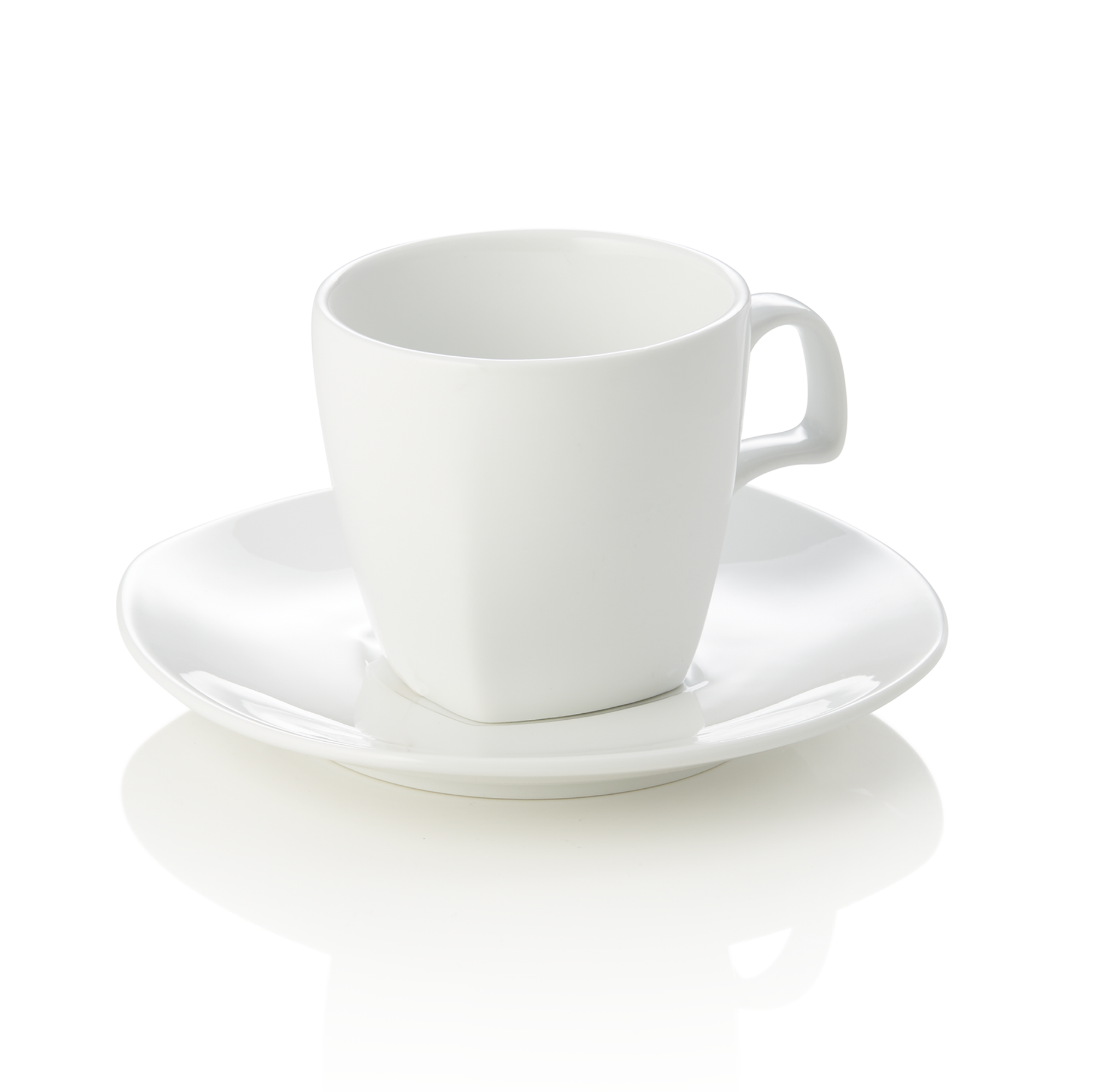 Picture of Was Germany Cappuccino Cup and Saucer Set 180 ml Porcelain Pack of 4 - 4858218