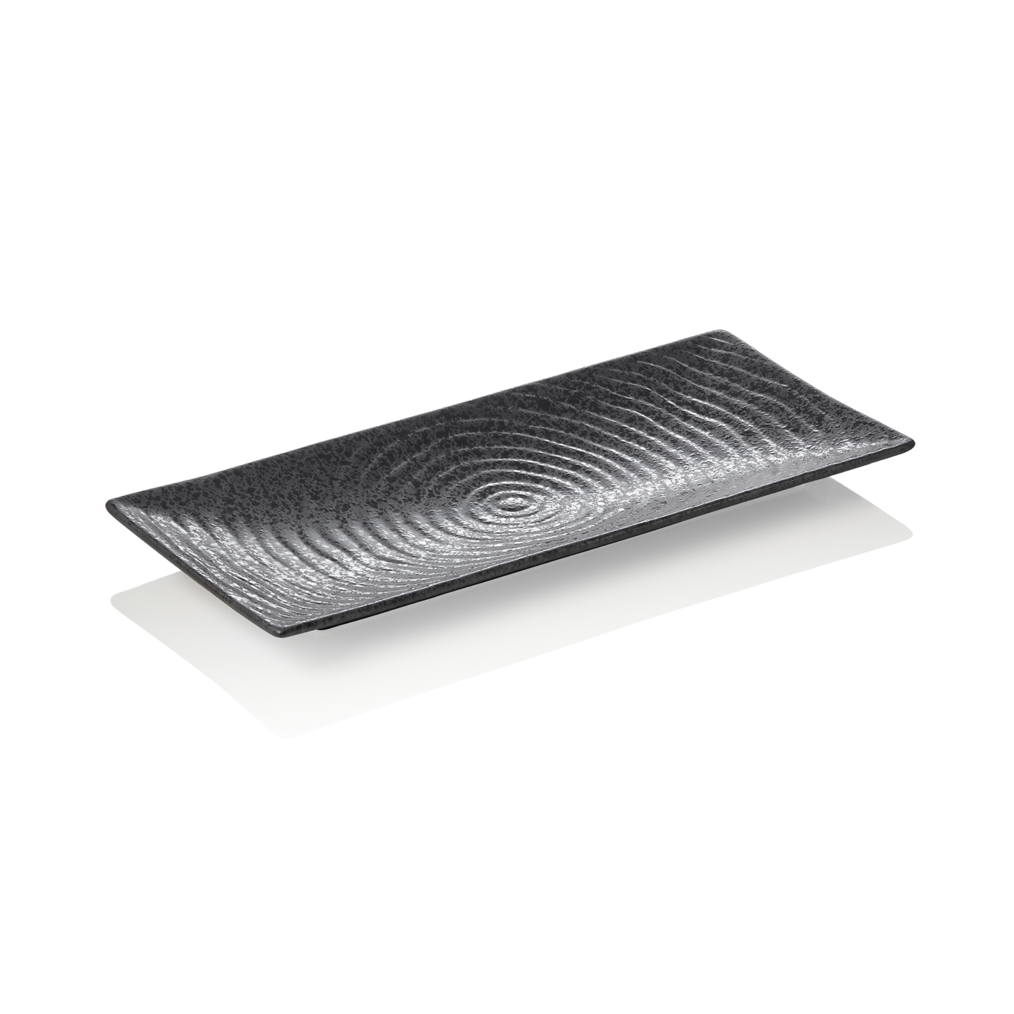 Picture of Maya Lana Porcelain Plate Set Textured Black Pack of 4 - 450202030