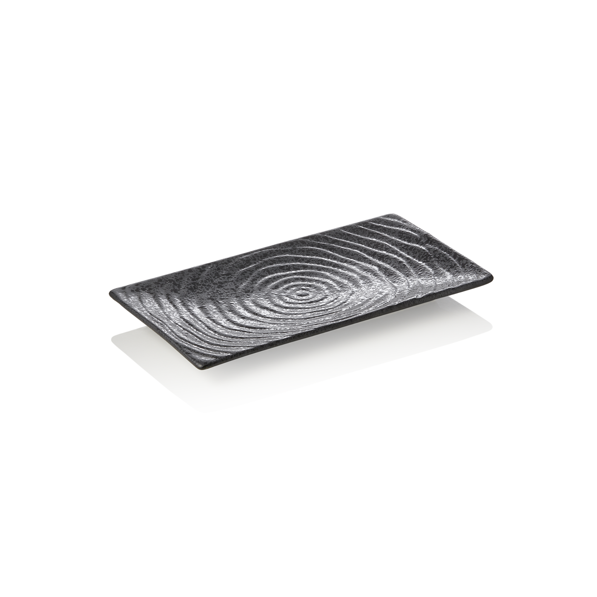 Picture of Maya Lana Porcelain Plate Set Textured Black Look Pack of 4 - 450202023