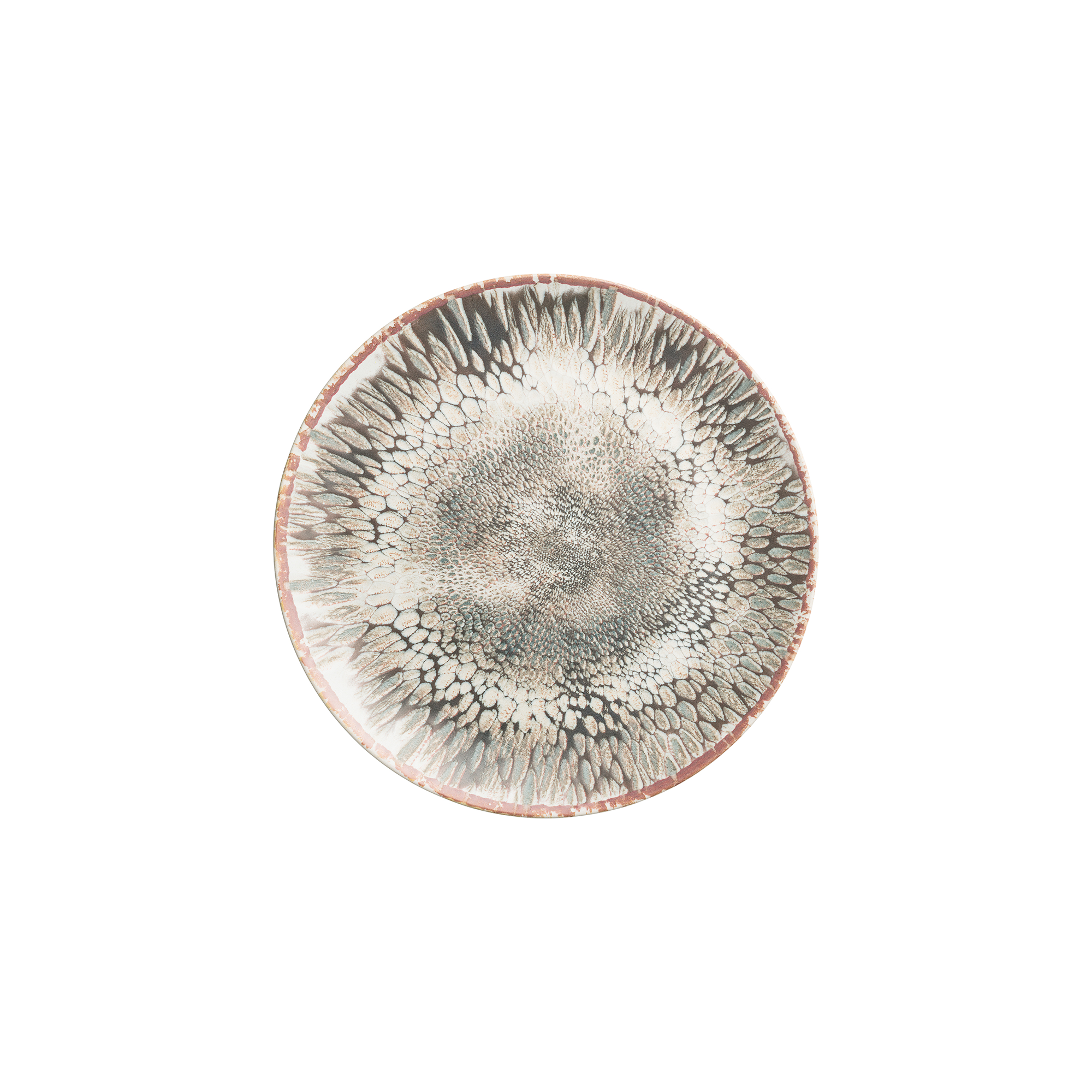 Picture of Rockzzero Coupe Iris Stoneware Plate Set Dia 32.5 cm Pack of 4 - 472601032