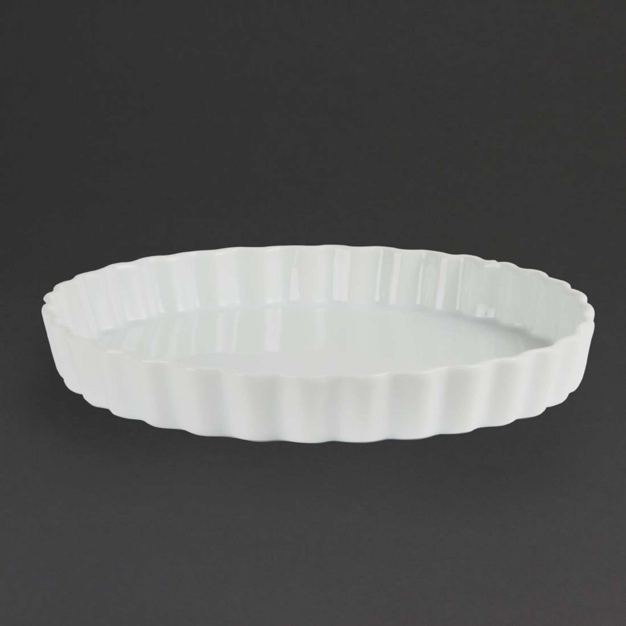 Picture of Olympia Whiteware Flan Dishes 265mm (6 pack) - W449