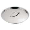 Picture of Vogue Stainless Steel & Aluminium Tri-Wall Stew Pan Lid 28cm - Y426
