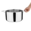 Picture of Vogue Stainless Steel & Aluminium Tri-Wall Stew Pan 280mm - Y256