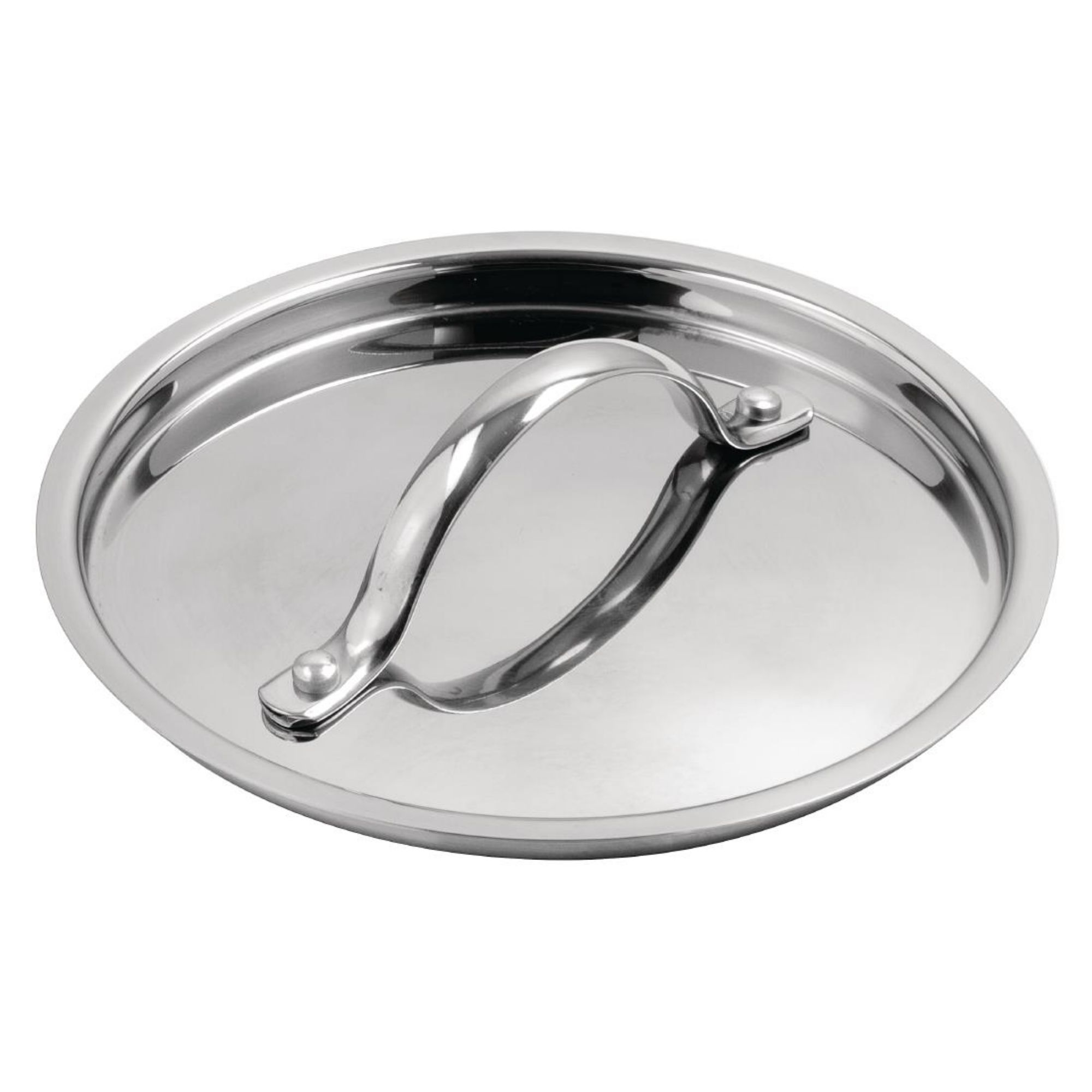 Picture of Vogue Stainless Steel & Aluminium Tri-Wall Saucepan Lid 16cm - Y423