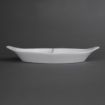 Picture of Olympia Whiteware Divided Oval Eared Dishes 295x155mm (6 pack) - Y100