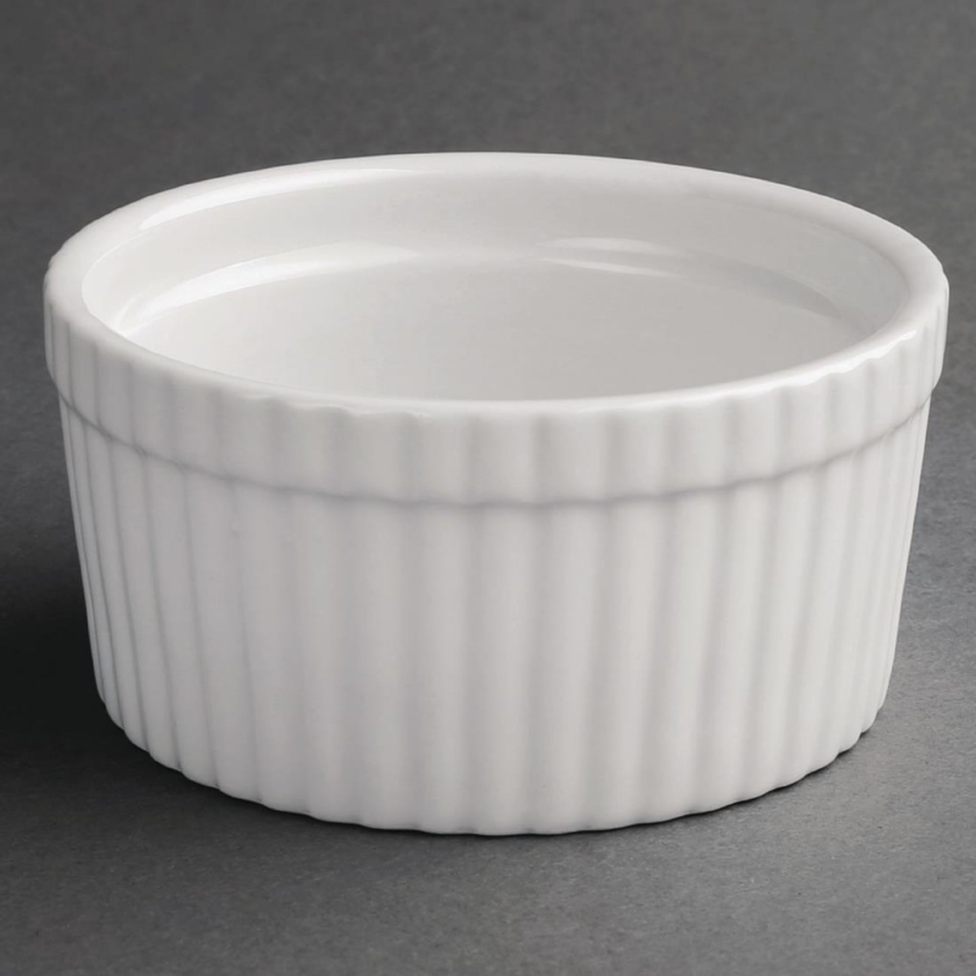 Picture of Olympia Whiteware Souffle Dishes 128mm (6 pack) - W446
