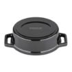 Picture of Vogue Cast Iron Oval Mini Pot Black - Y264