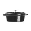 Picture of Vogue Cast Iron Oval Mini Pot Black - Y264