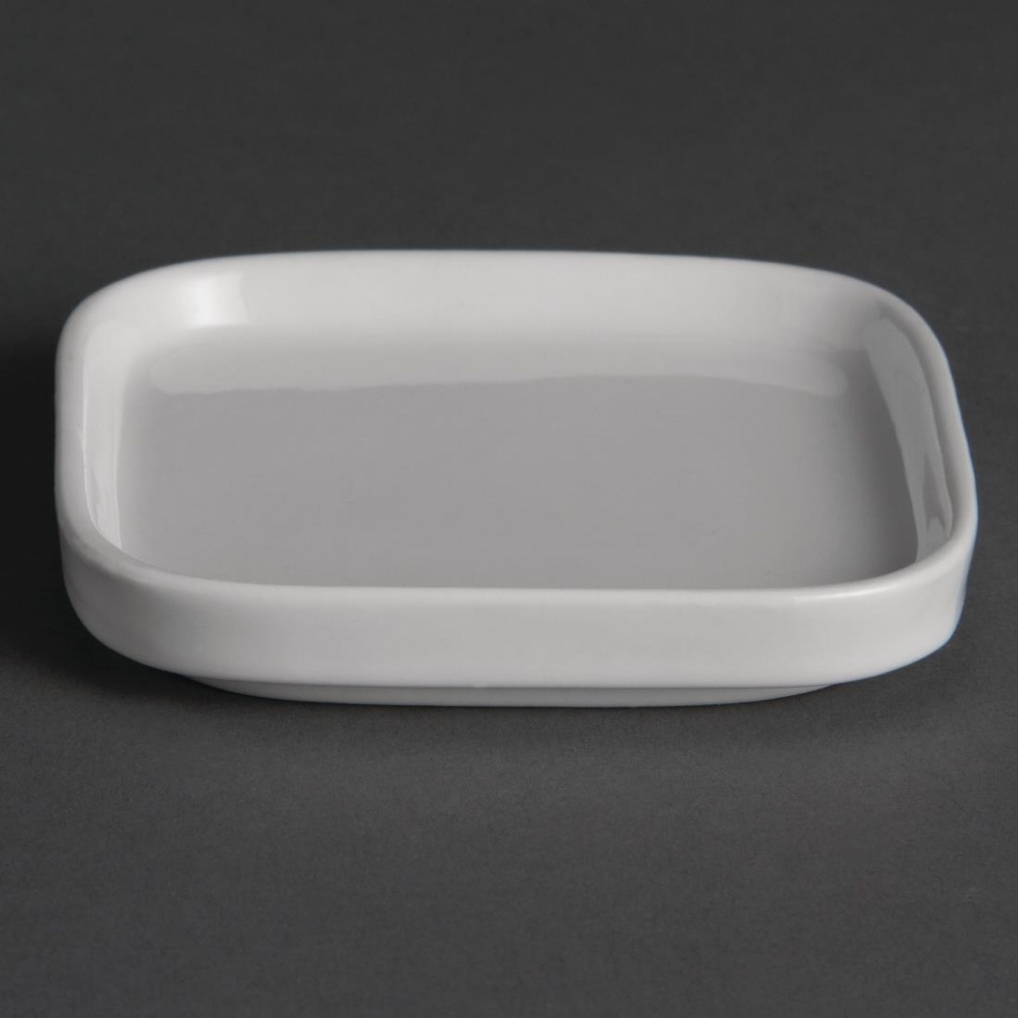 Picture of Olympia Whiteware Flat Miniature Dishes 93mm (12 Pack) - Y140