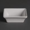 Picture of Olympia Whiteware Miniature Square Dishes 75mm (12 pack) - Y136