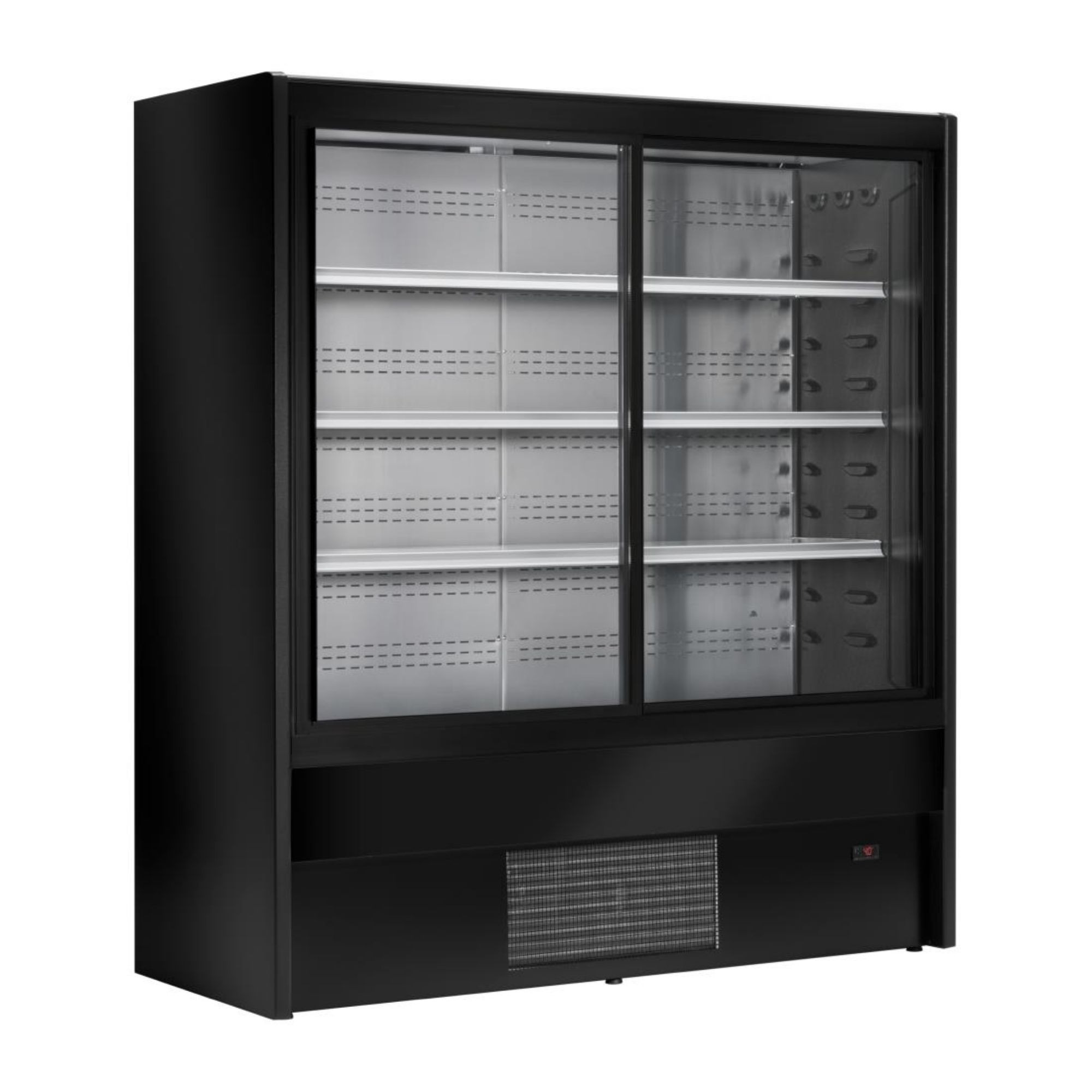 Picture of Zoin Cervinho Multideck Display Black with Sliding Doors 1500mm - UA054-150