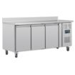 Picture of Polar U-Series Triple Door Counter Fridge with Upstand 417Ltr - UA065