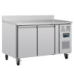 Picture of Polar U-Series Double Door Counter Fridge with Upstand 282Ltr - UA064