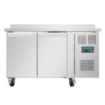 Picture of Polar U-Series Double Door Counter Fridge with Upstand 282Ltr - UA064
