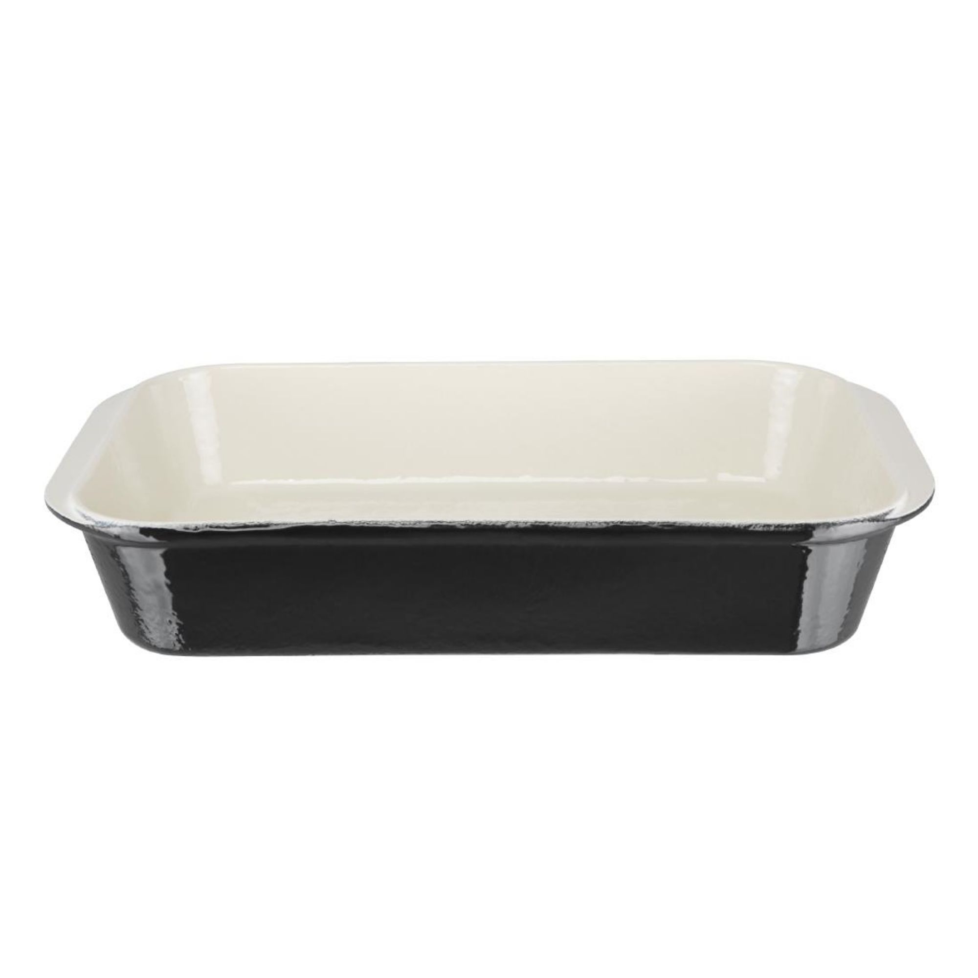 Picture of Vogue Black Cast Iron Roasting Dish Large - U572