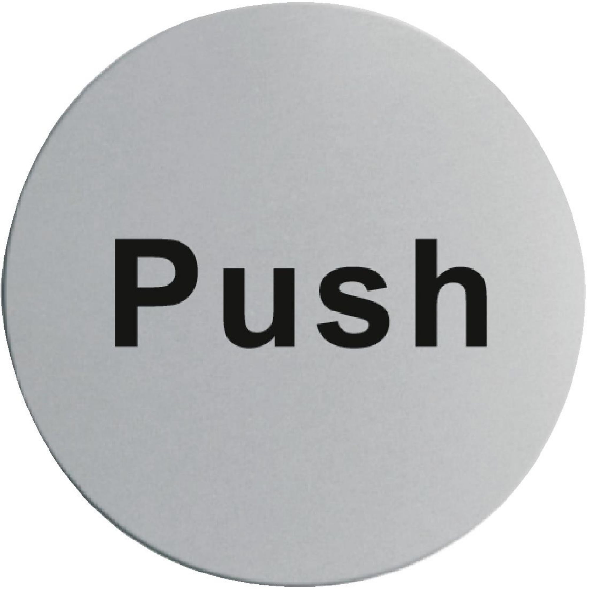Picture of Stainless Steel Door Sign - Push - U063