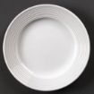 Picture of Olympia Linear Wide Rimmed Plates White 165mm (12 pack) - U089