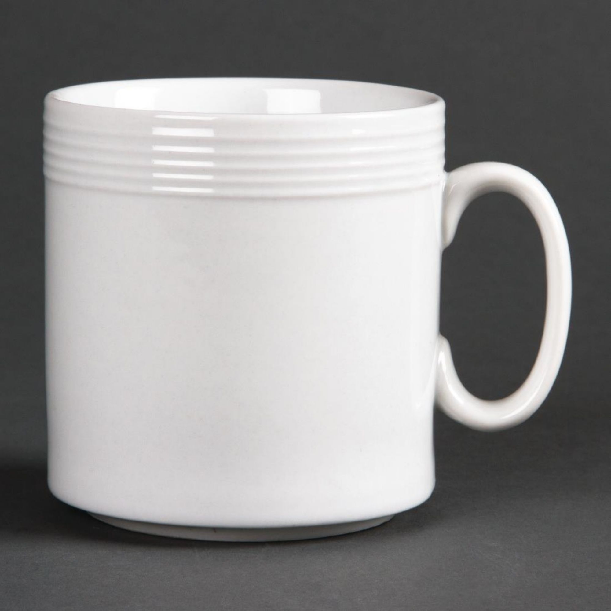 Picture of Olympia Linear Mugs 220ml 8oz (12 Pack) - U088