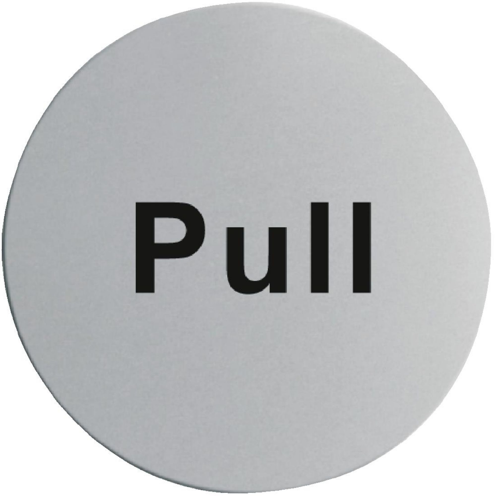 Picture of Stainless Steel Door Sign - Pull - U064