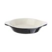 Picture of Vogue Black Cast Iron Round Gratin Dish 400ml - U561