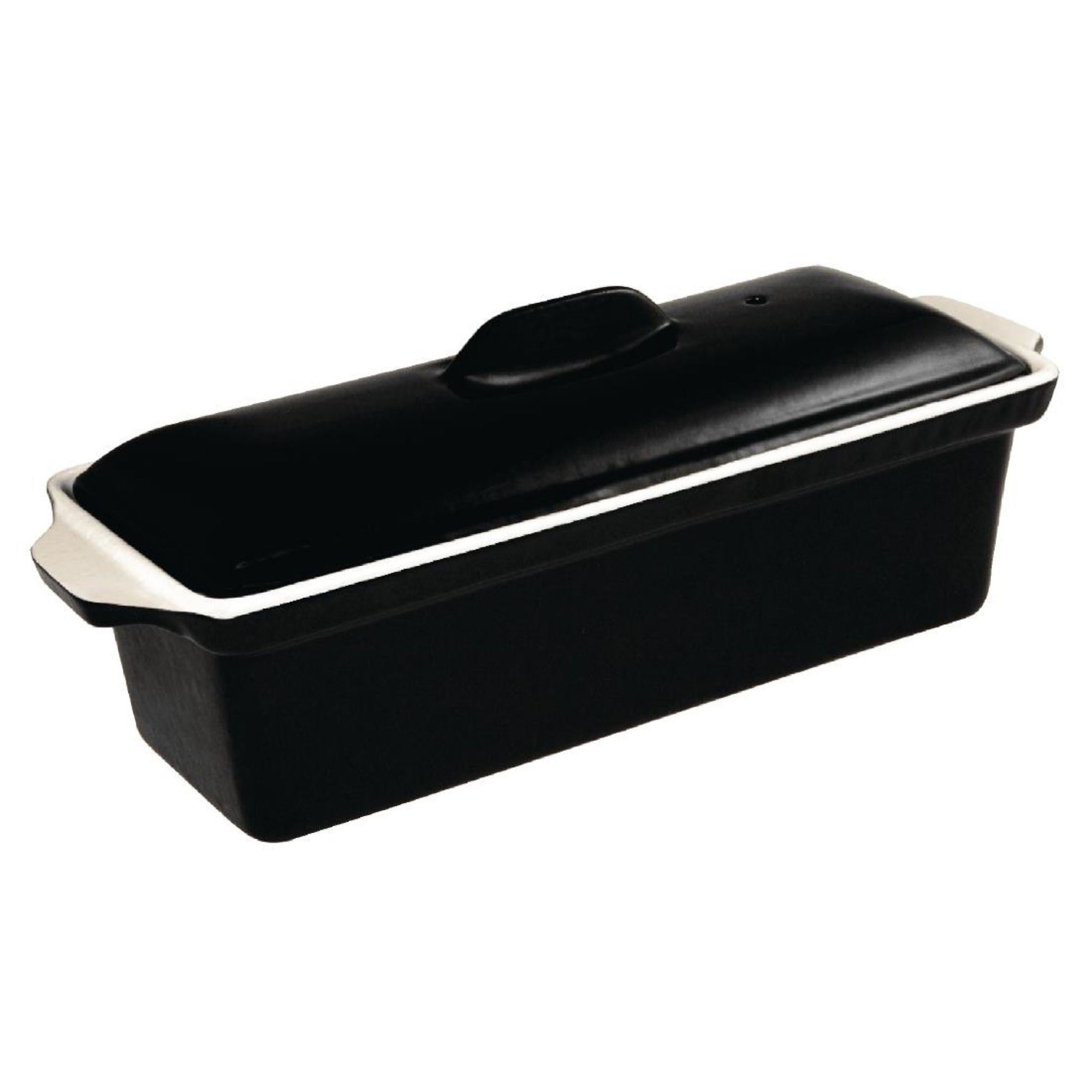 Picture of Vogue Black Cast Iron Pate Terrine Mould 1.7Ltr - U560