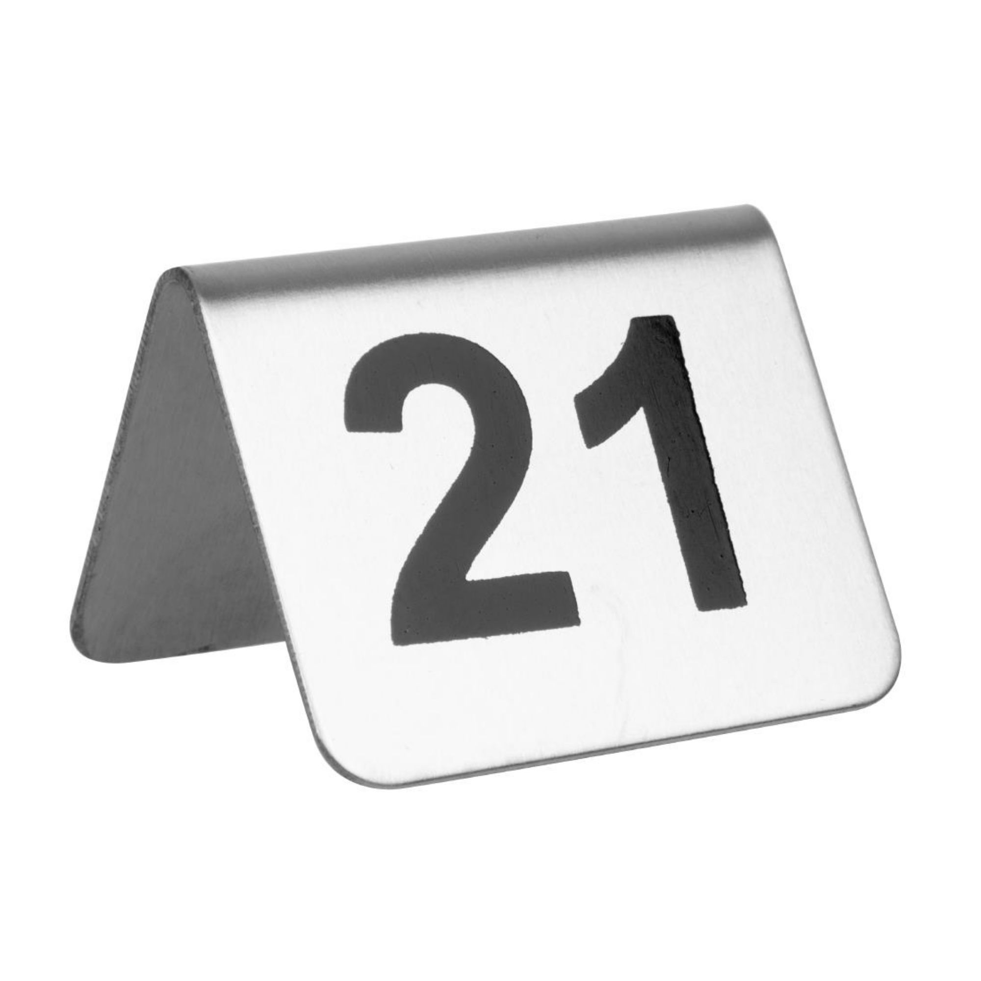 Picture of Olympia Stainless Steel Table Numbers 21-30 (10 Pack) - U048