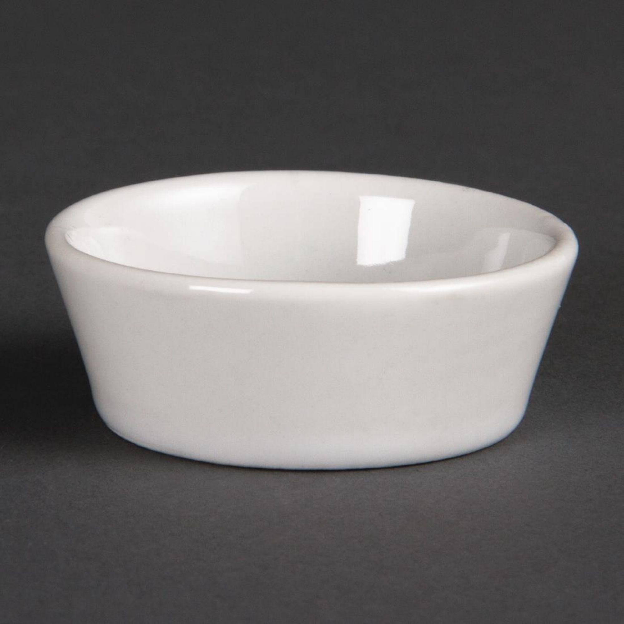 Picture of Olympia Whiteware Sloping Edge Bowls 50mm (12 Pack) - U161