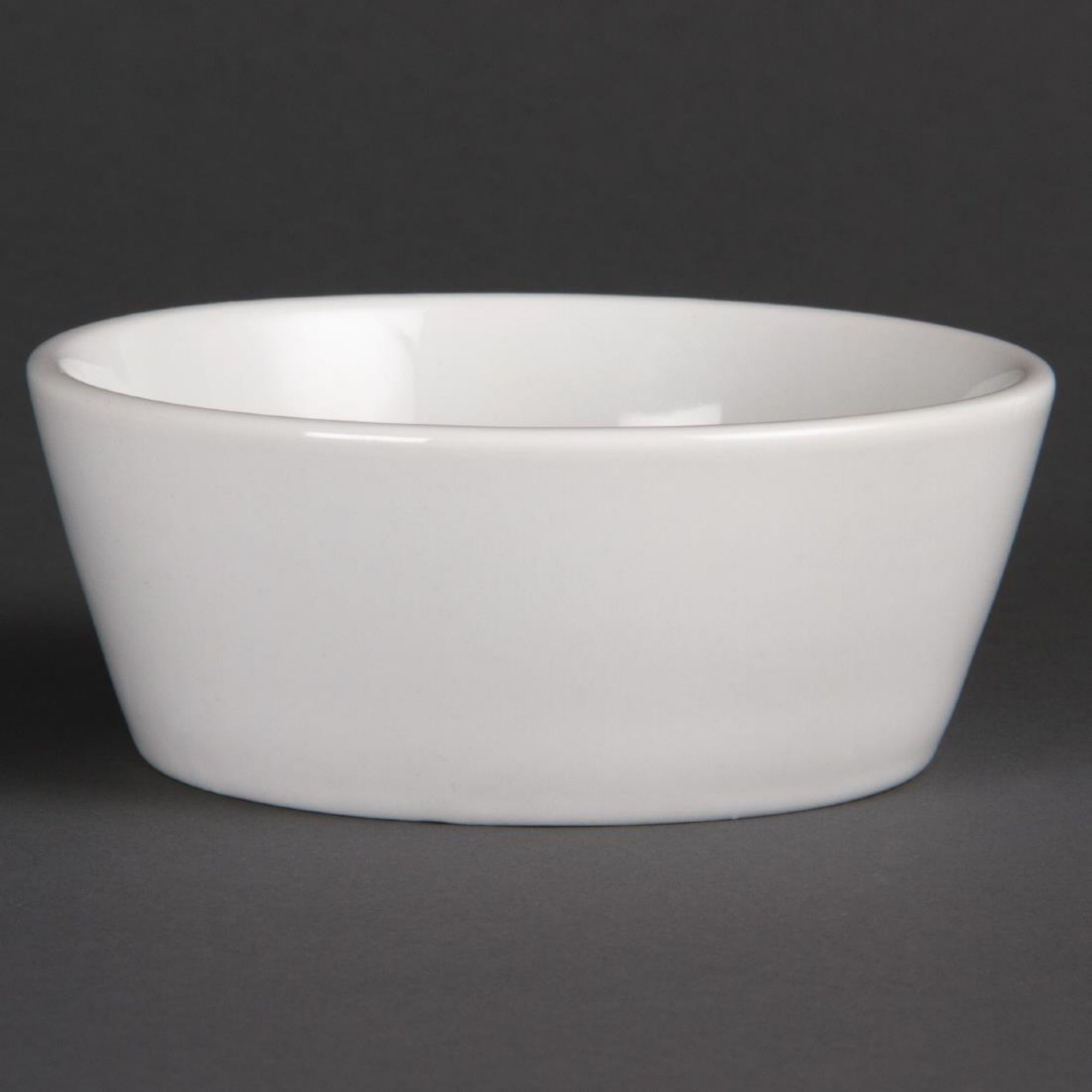Picture of Olympia Whiteware Sloping Edge Bowls 120mm (12 Pack) - U163
