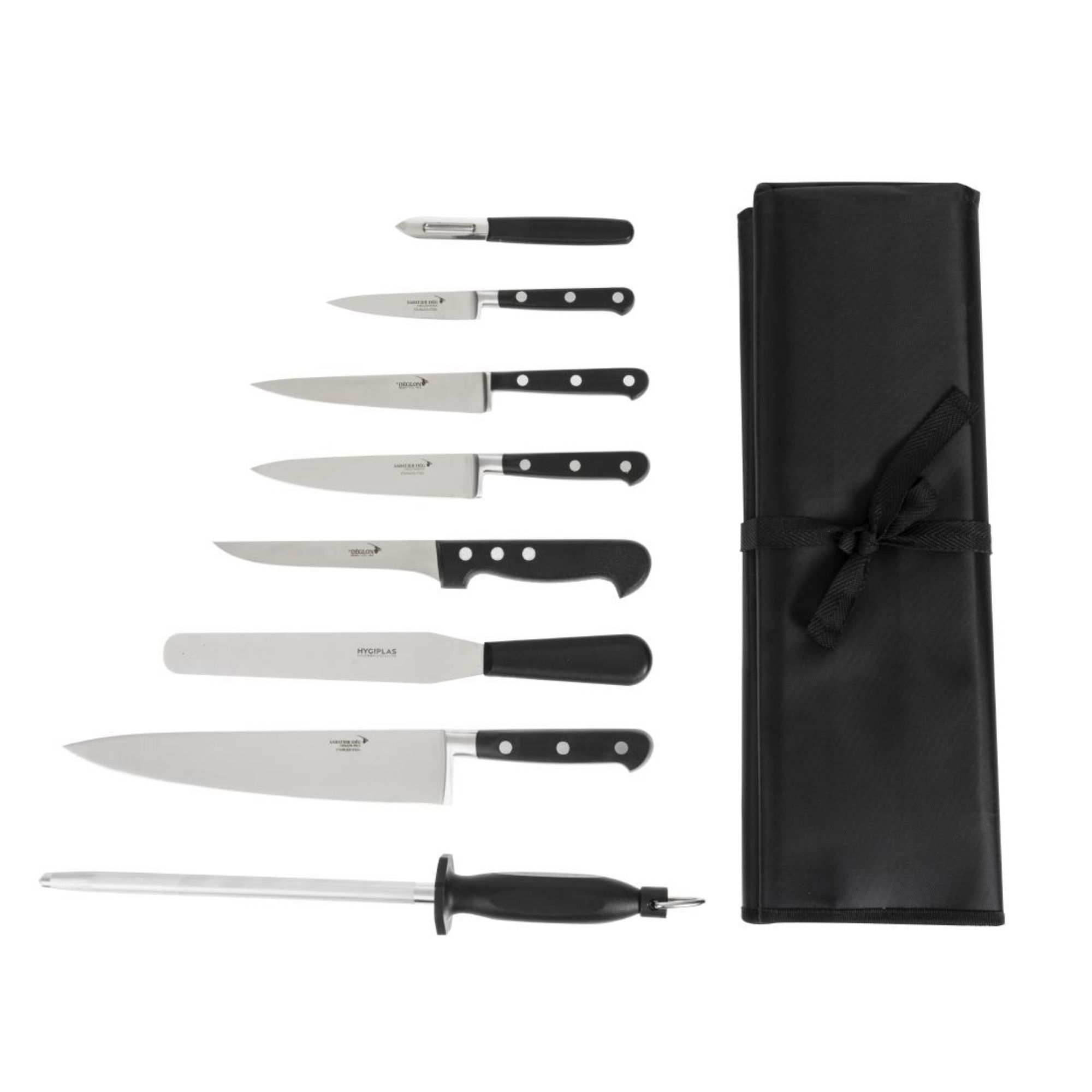 Picture of Deglon Sabatier 8-Piece Chef Knife Set - S004