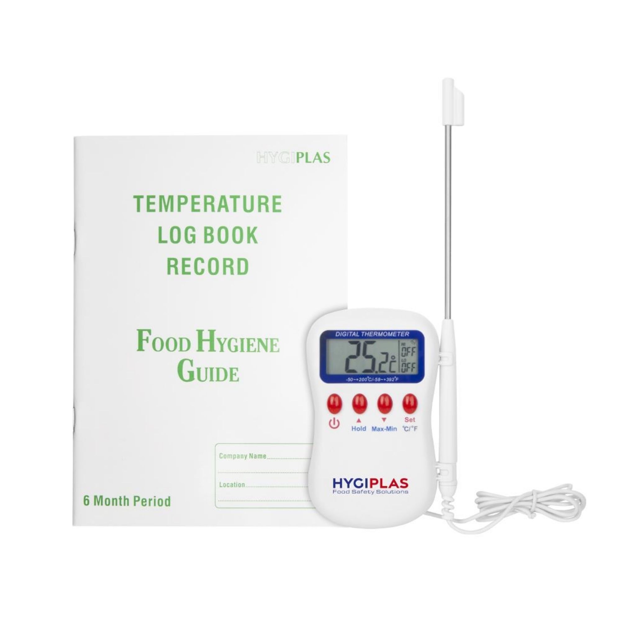 Picture of Special Offer Hygiplas Multistem Thermometer and Temperature Log Book - S595