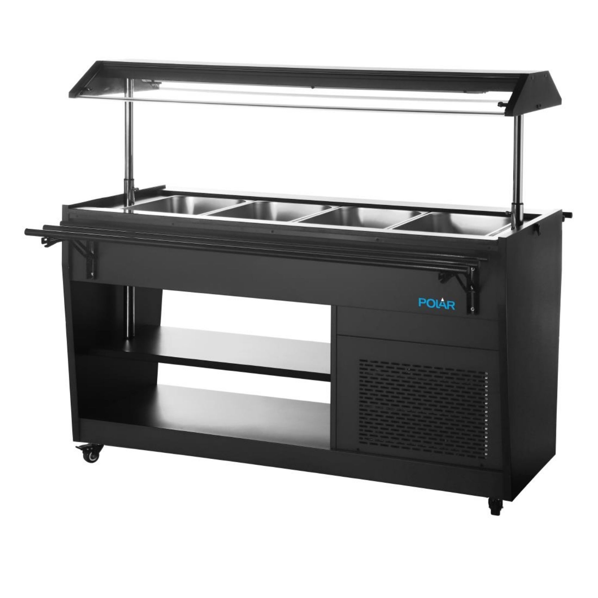 Picture of Polar G-Series Refrigerated Buffet Bar in Black - PG007