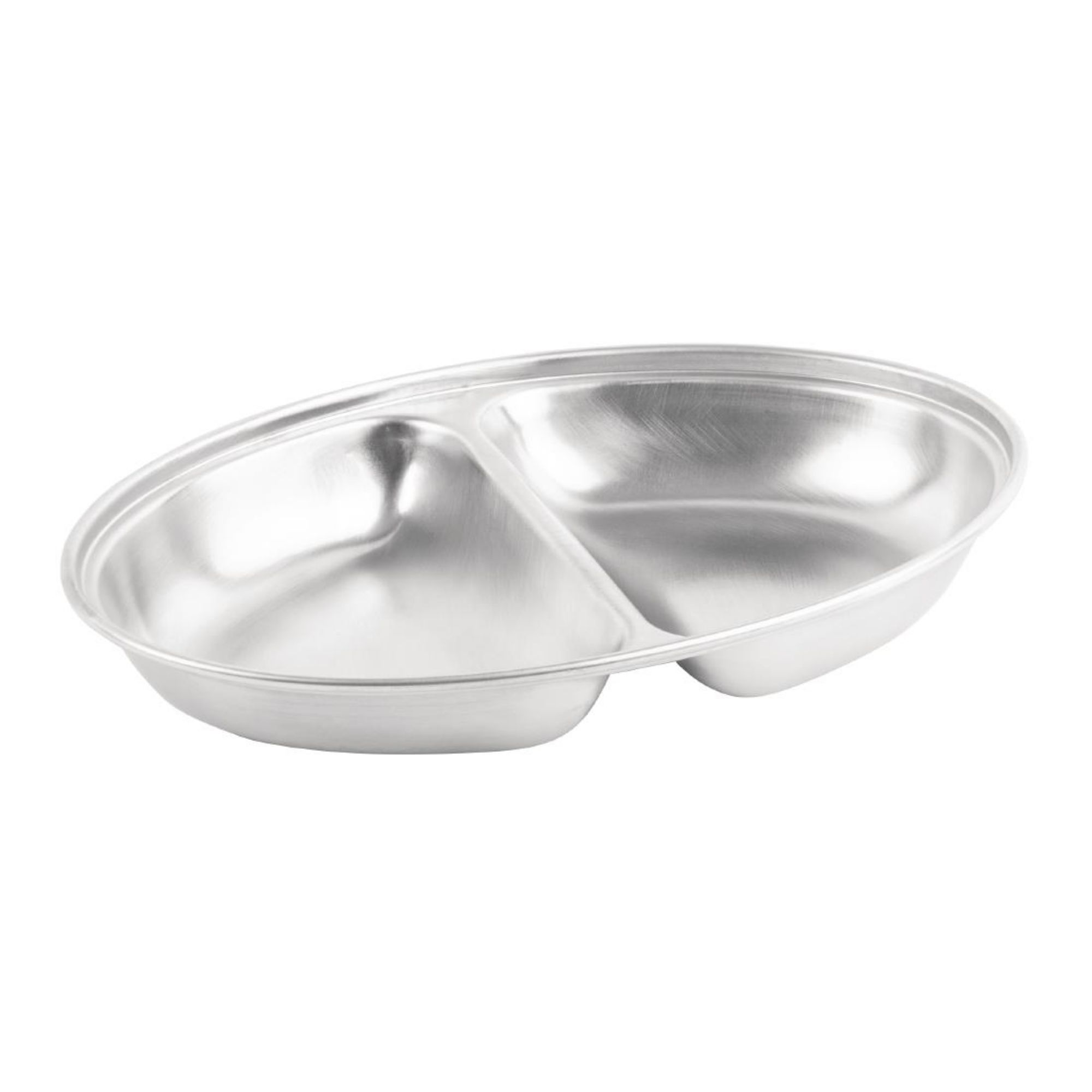Picture of Olympia Oval Vegetable Dish Two Compartments 200mm - P184