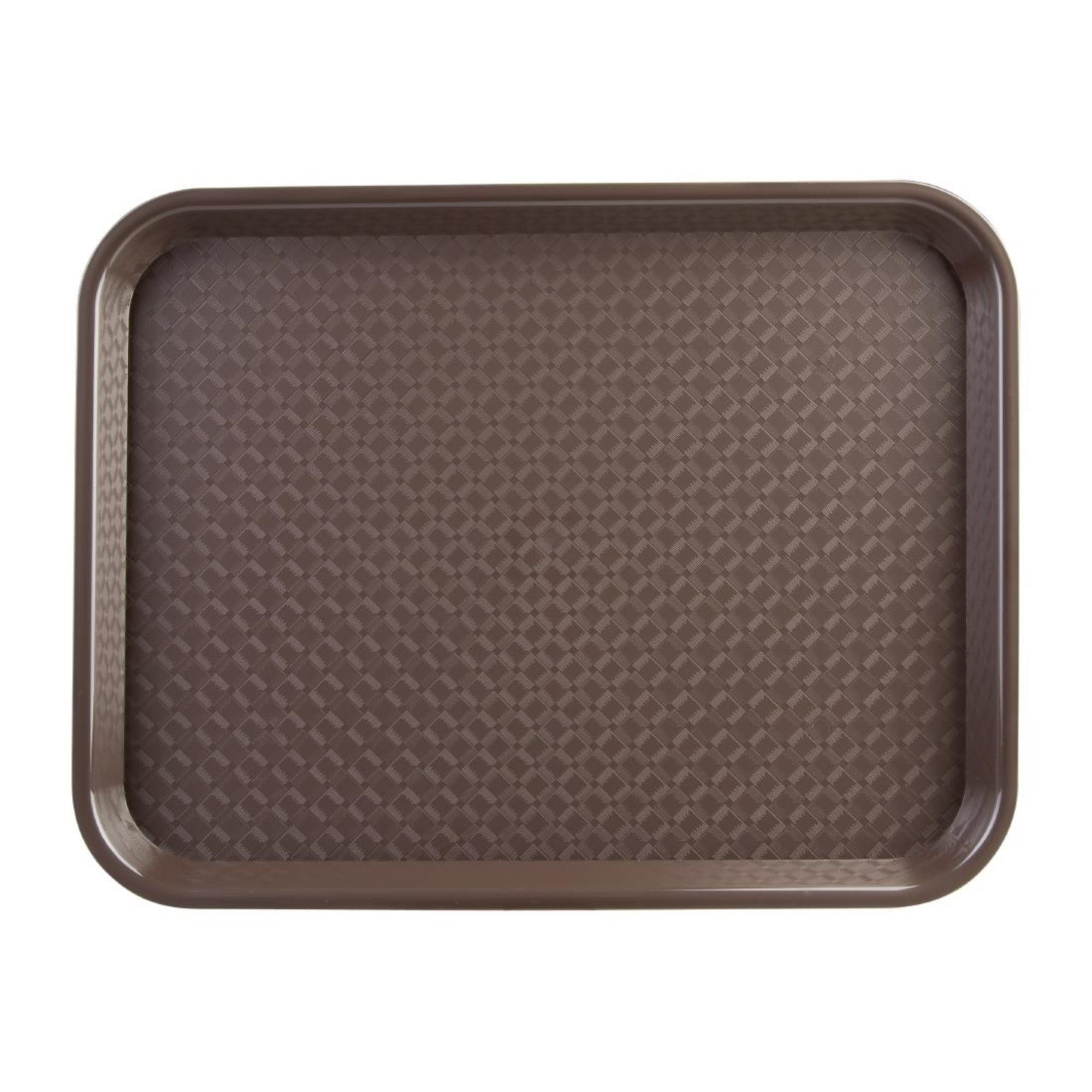 Picture of Olympia Kristallon Medium Polypropylene Fast Food Tray Brown 415mm - P503