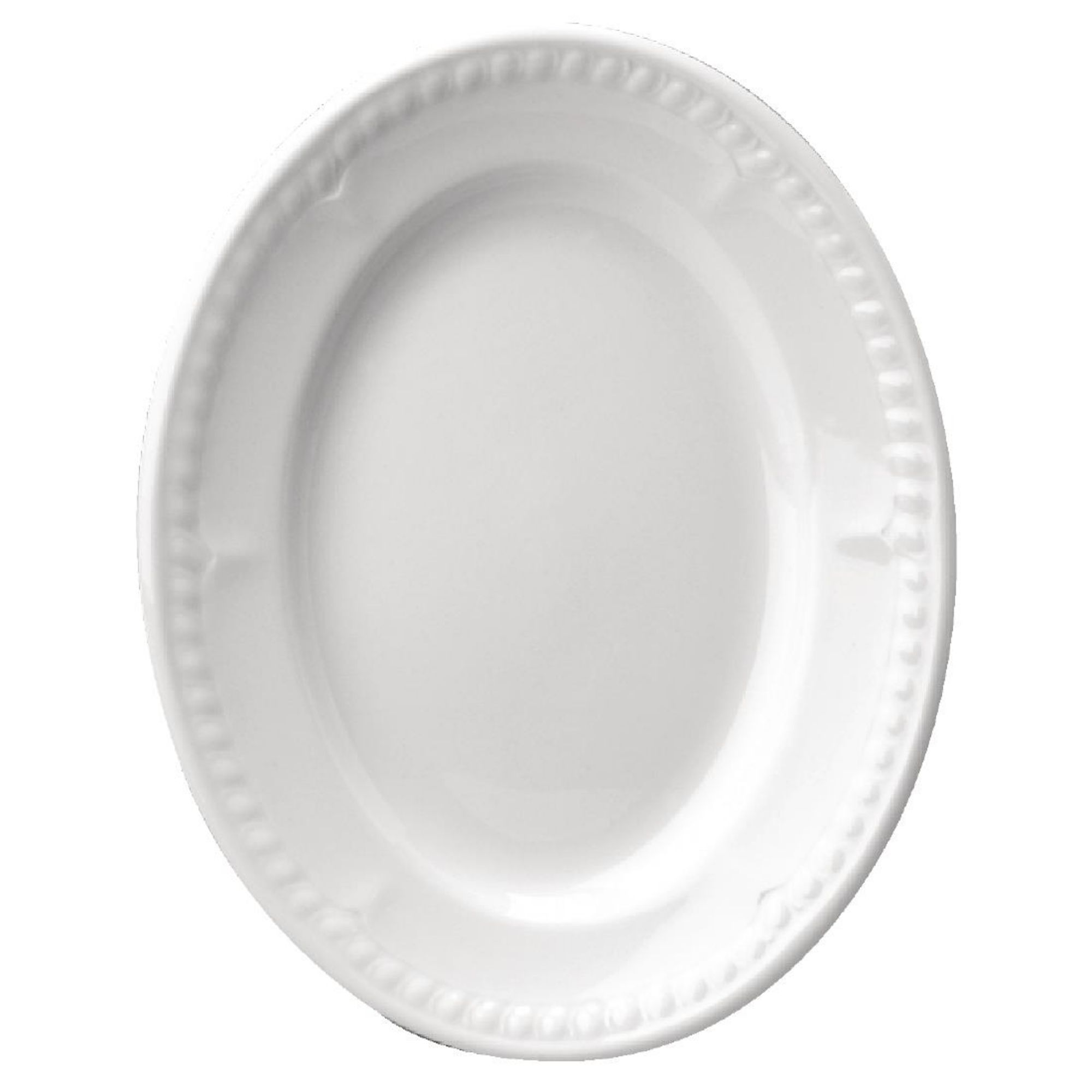 Picture of Churchill Buckingham White Oval Platters (12 pack) - M528
