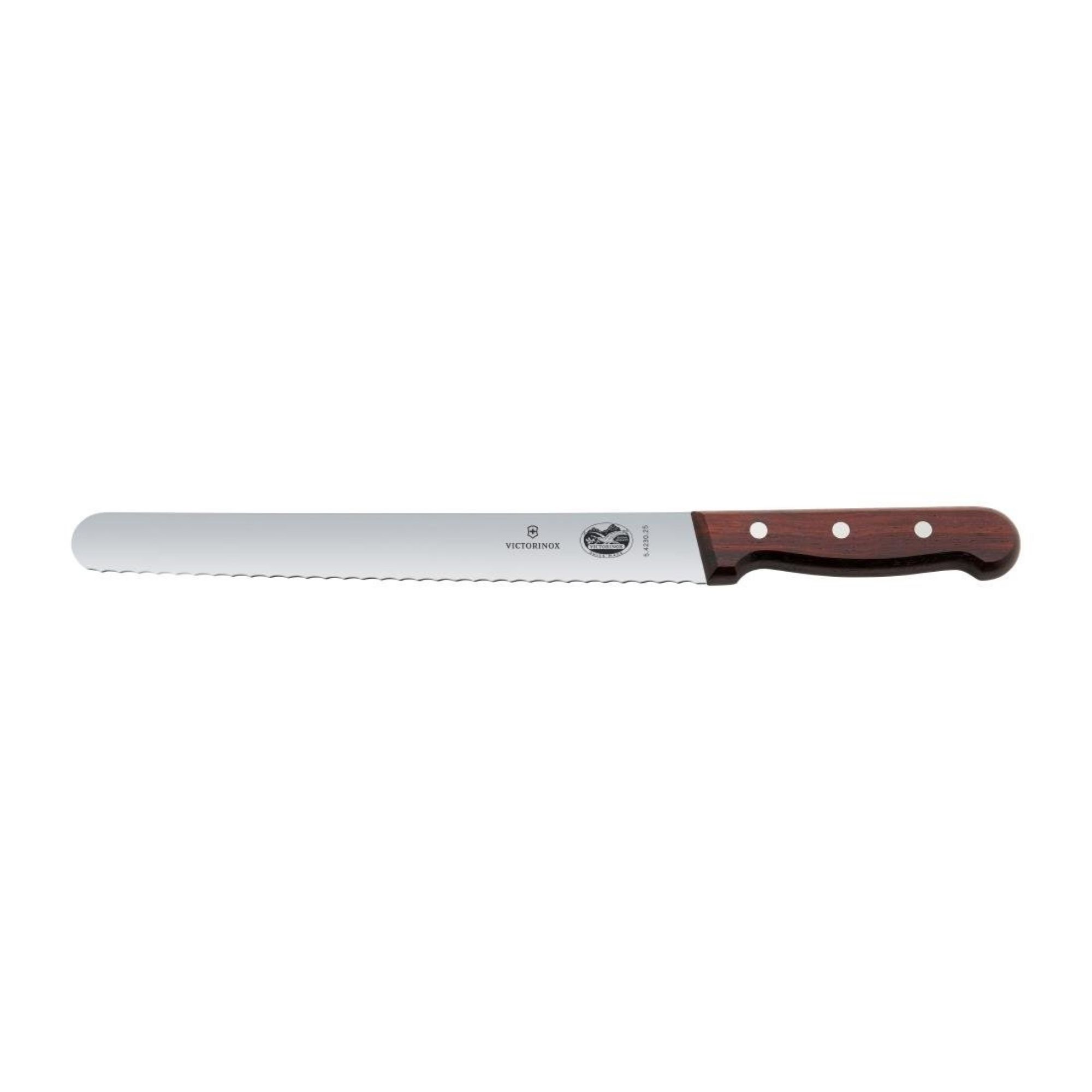 Picture of Victorinox Wood Handle Serrated Slicing Knife 25cm - JD209